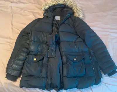 Black Thyme Maternity or plus size winter jacket parka (M), View more