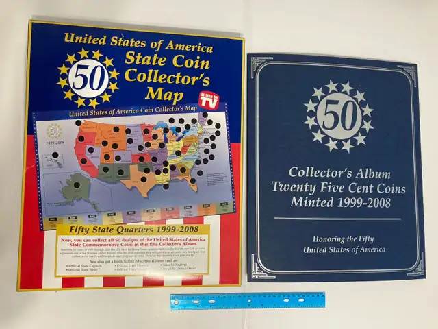 USA Coin Map and Coins.  in Arts & Collectibles in Cape Breton - Image 3
