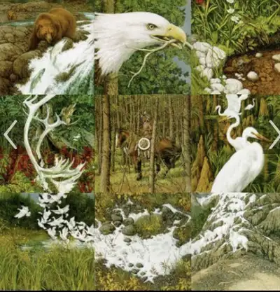 Bev Doolittle Sacred Circle and Three More Breakfast unframed, View more