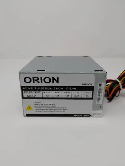 NEUF/NEW PSU pour/for PC 500 watts Orion ATX 12V, View more