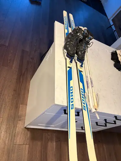 Cross country ski set 170cm eu 38 boots with poles , View more