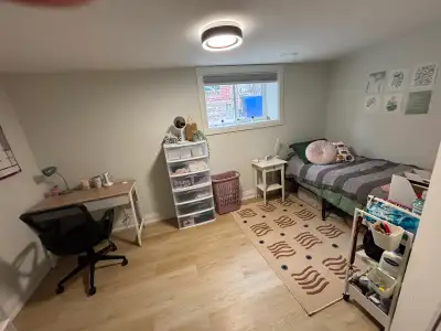 - Girls only - On Whitney Avenue - Newly renovated basement room with large windows available for su...