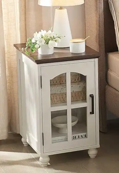 Table de chevet avec station de charge, View more