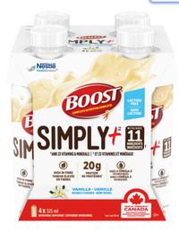 Boost Simply + Protein shake  - vanilla
