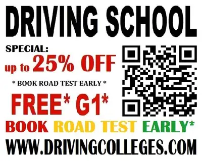London nw & area BOOK ROAD TEST EARLY* FREE* G1 up to 25% OFF WWW.DRIVINGCOLLEGES.COM DRIVE with CON...