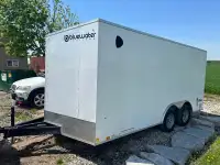 8.5x16 enclosed trailer