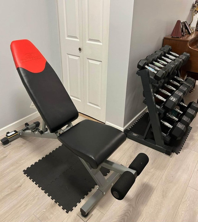 Home Gym Set (Dumbbells, Rack, Bench) Read ad carefully! Exercise