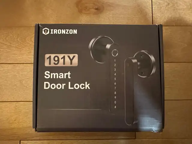 Smart Door Lock Keypad Handle (Matte Black) – New in Box in Outdoor Tools & Storage in City of Toronto - Image 3