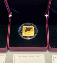 This Sterling Silver coin contains 92.5% silver and gold plated