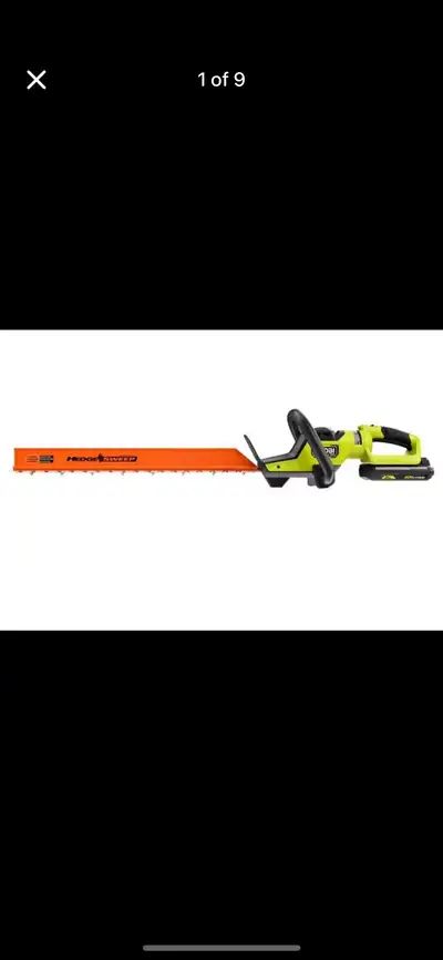 Brand new in box RYOBI 40V HP Brushless 26-inch Cordless Battery Hedge Trimmer (TOOL ONLY) Pick up i...