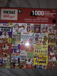 Vintage Kellogg’s 1000 pieces puzzle/casse tete