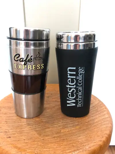 PAIR OF THERMAL MUGS, View more