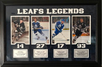 Toronto Maple Leafs framed picture.