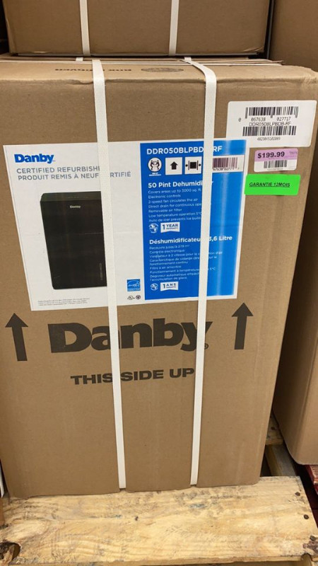 Danby | 50 Pint Dehumidifier dans Chauffages et humidificateurs  à Ville de Montréal