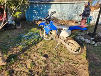 Selling my baby. She's a Beauty. Kicks first time everytime. Has push start. She has a steel frame....