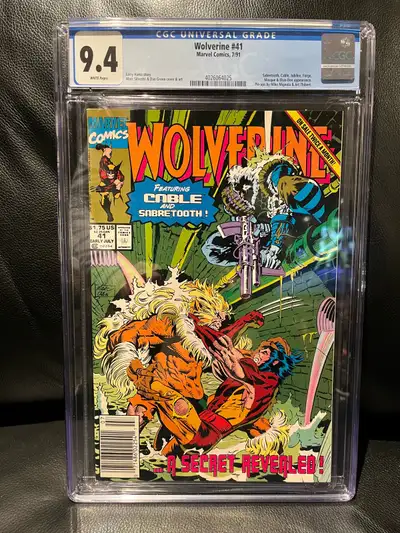 Wolverine 41 Newstand CGC 9.4 - $90, View more