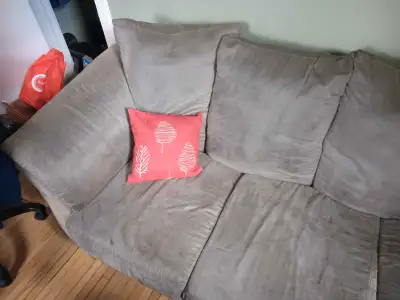 used couch that is in good shape, has three seats. need gone as soon as possible.