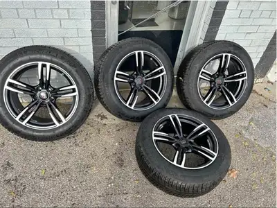 Micheline X-Ice 225/60/R18 snow tires on aftermarket Rims with TPMS Came off BMW X3 - 2021 Sold car,...