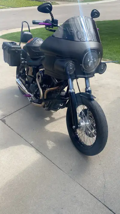Putting feelers out there if anyone is interested in buying my Dyna. JD customfab FXRT front fairing...