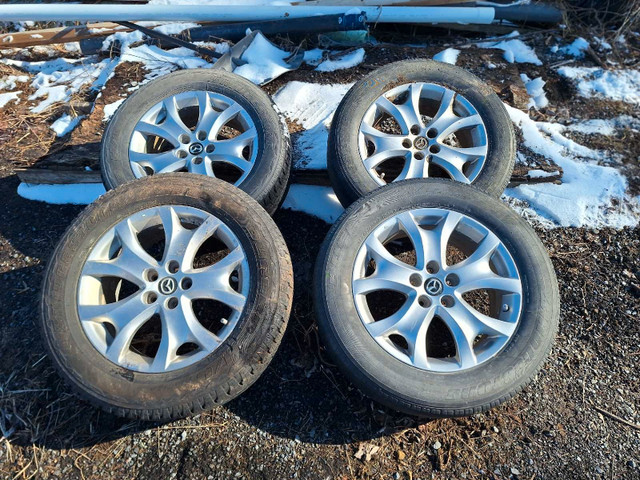 Rims and tires Mazda cx 9 2015 150$ in Garage Sales in Cornwall - Image 2