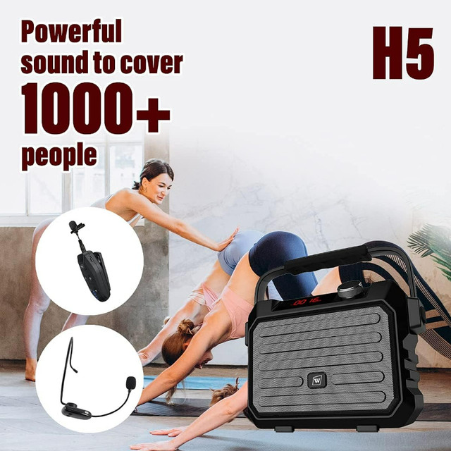 Wireless Portable PA System with Wireless Headset Lapel Micropho in General Electronics in Markham / York Region - Image 2