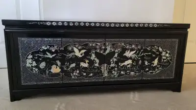 Oriental Mother-of-Pearl Storage Cabinet, View more