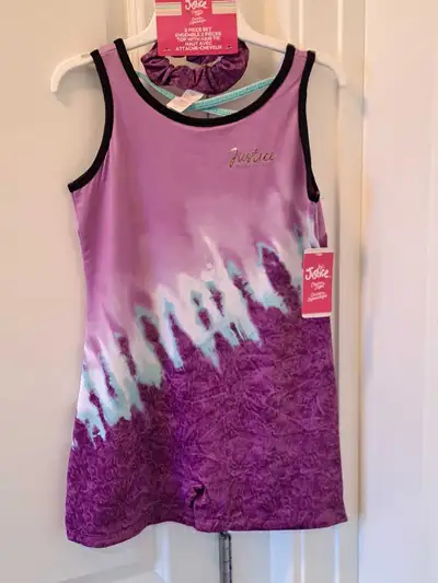 Brand New Justice Girls Tie-Dye Dance/Gymnastics Leotard Outfit, View more