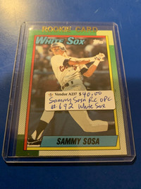 Sammy Sosa RC 1990 OPC #692 White Sox Baseball Showcase 320