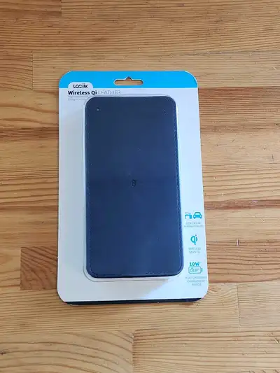 Logiix Wireless Qi Leather Fast Charger, View more