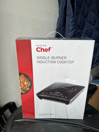 MASTER Chef Portable Induction Cooktop w/ LED Display, Black