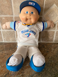 Vintage 1985 Cabbage Patch Kid Blue Jays Baseball Boy Doll MLB