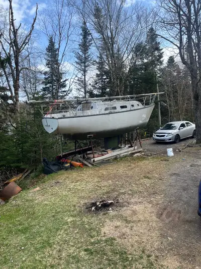 Sailboat if u want one and get it it needs tlc 1979 27 fi diesel engine westerly I just want it out...