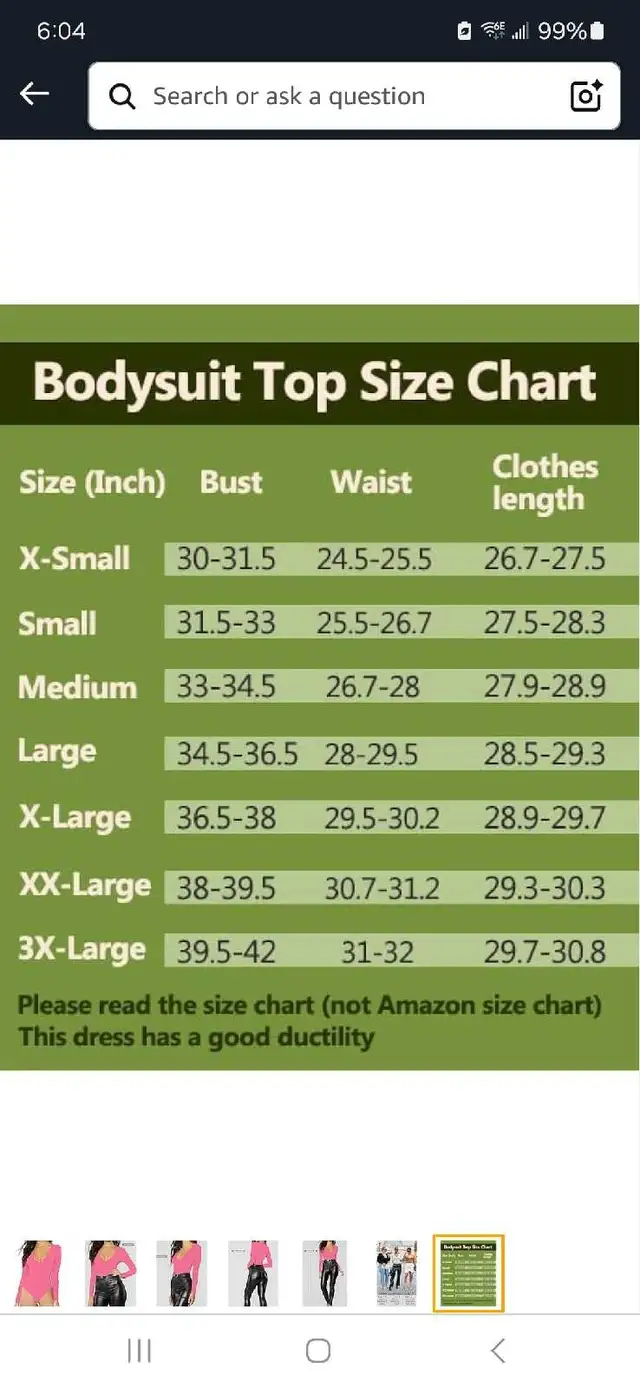 NEW Pink Bodysuit: Sz XL in Women's - Tops & Outerwear in Winnipeg - Image 5