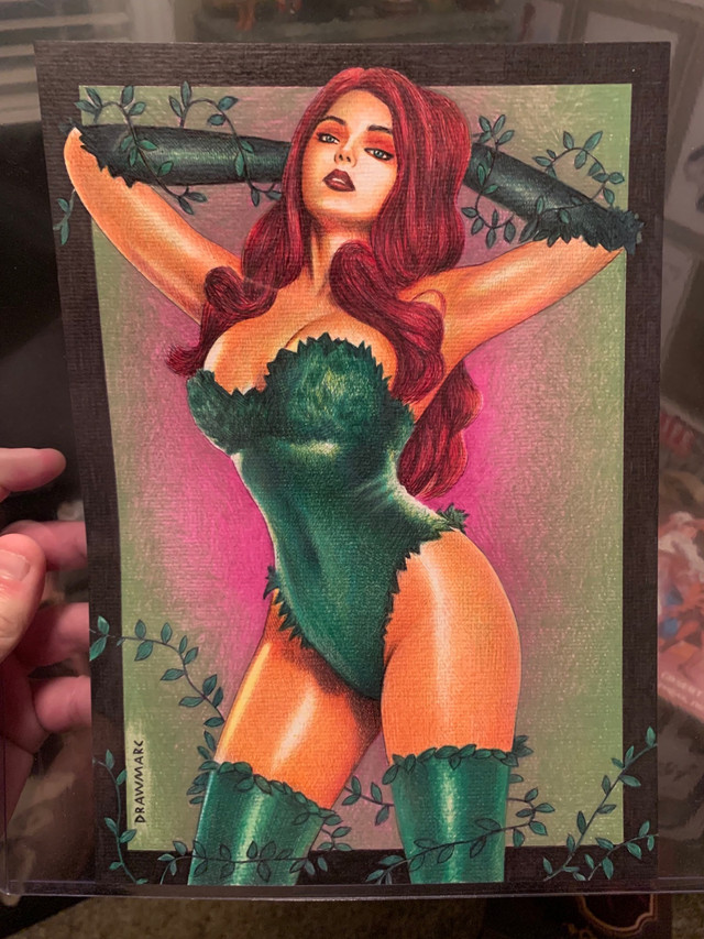 Original Art Of Poison Ivy By Drawmarc in Arts & Collectibles in Ottawa