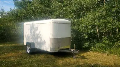 Nice trailer. Tows easily. Good tires. New Led lights. 3500lbs axles.