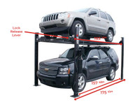 Extra Tall, 4 Post Car Lift, Parking Lift, Storage Lift 8000lb.