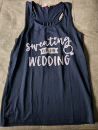 Sweating for the Wedding Workout Tank
