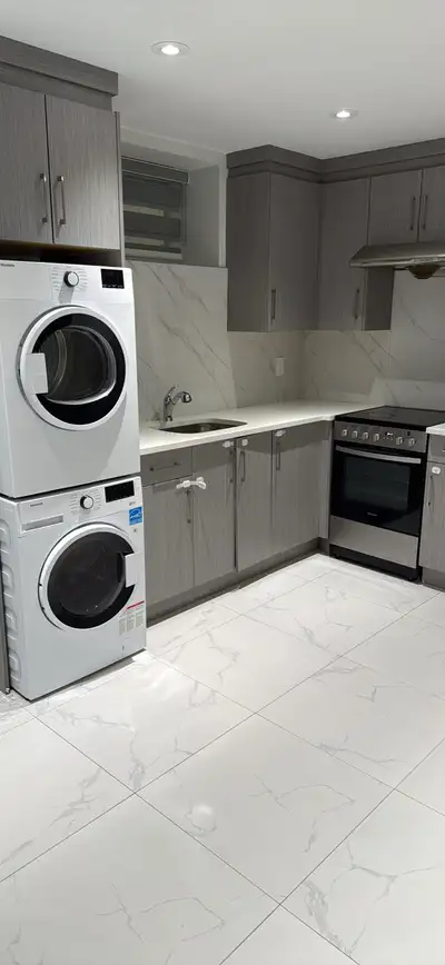 2 BR and 1 Bath Basement Suite Available for Rent. Very convenient location, easy access to downtown...
