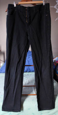 Kirkland women's black jeans, Size 34/30