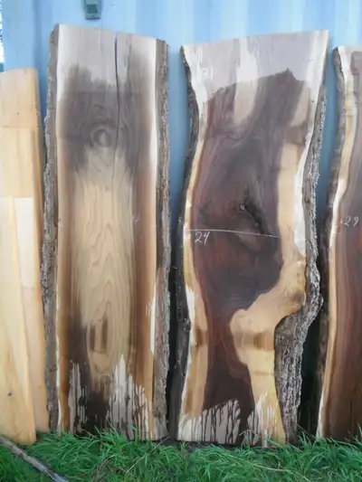 Live edge walnut slabs for table tops, View more