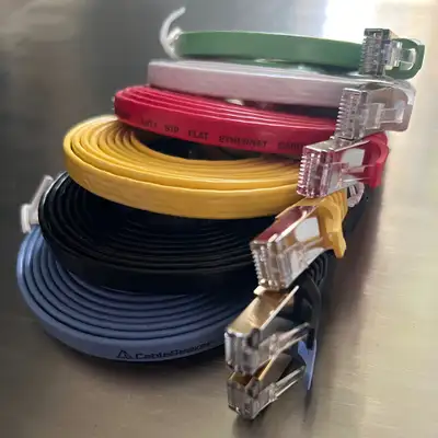 6-PACK – COLOR CODED CAT7 ETHERNET CABLES, View more