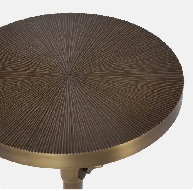 Hansjochen Sunburst Adjustable Accent End Table in Other Tables in Oshawa / Durham Region - Image 9