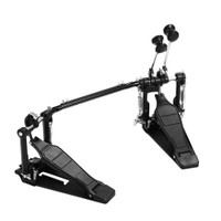 Double bass drum pedals. 