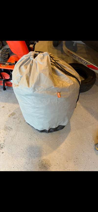 Toile pour roulotte 18pieds acheter l'an dernier