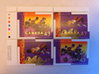 TIMBRES ET ENVELOPPE JEUX COMMONWEALTH 1994 CANADA **WOW!**