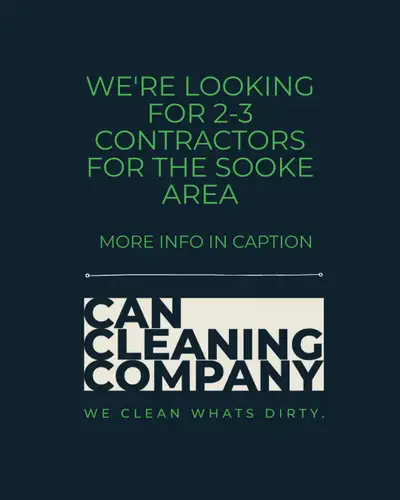 URGENT Hiring Independent Cleaning Contractors, 94.5hrs/month, View more