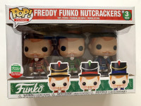 Freddy Funko Nutcrackers (3-Pack) Pop! MIB Limited Edition