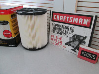 filtre aspirateur Craftsman