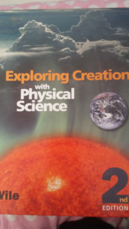 Homeschool Apologia Physical Science textbook in Textbooks in Kitchener / Waterloo