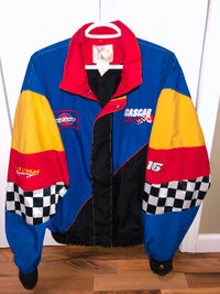 Vintage Blue Streak Racing Jacket Size Large